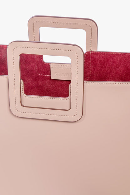 STAUD Handbags Shirley Leather Bag - Blush