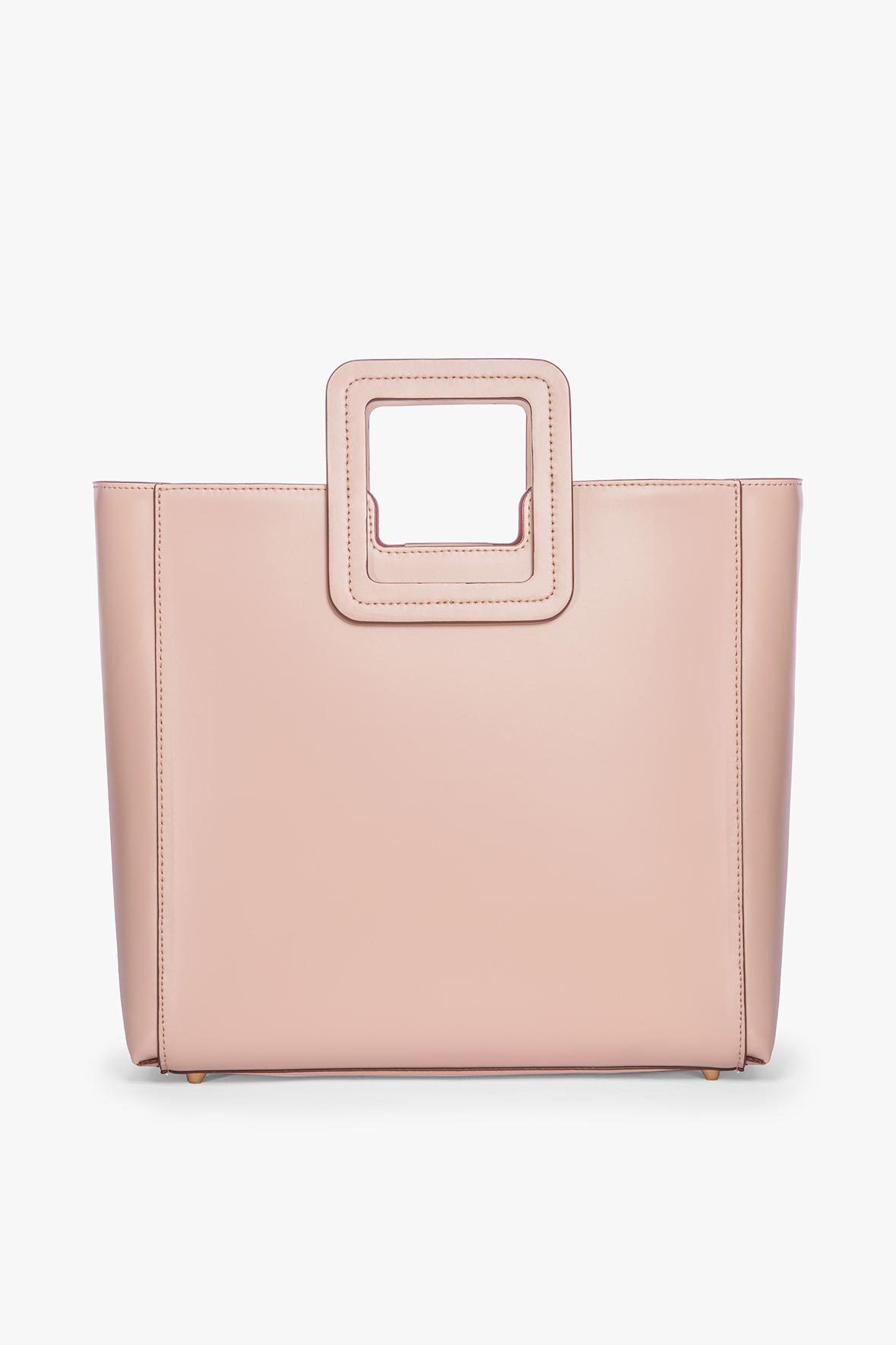 STAUD Handbags Shirley Leather Bag - Blush