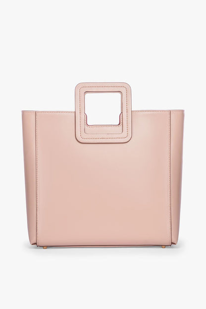 STAUD Handbags Shirley Leather Bag - Blush