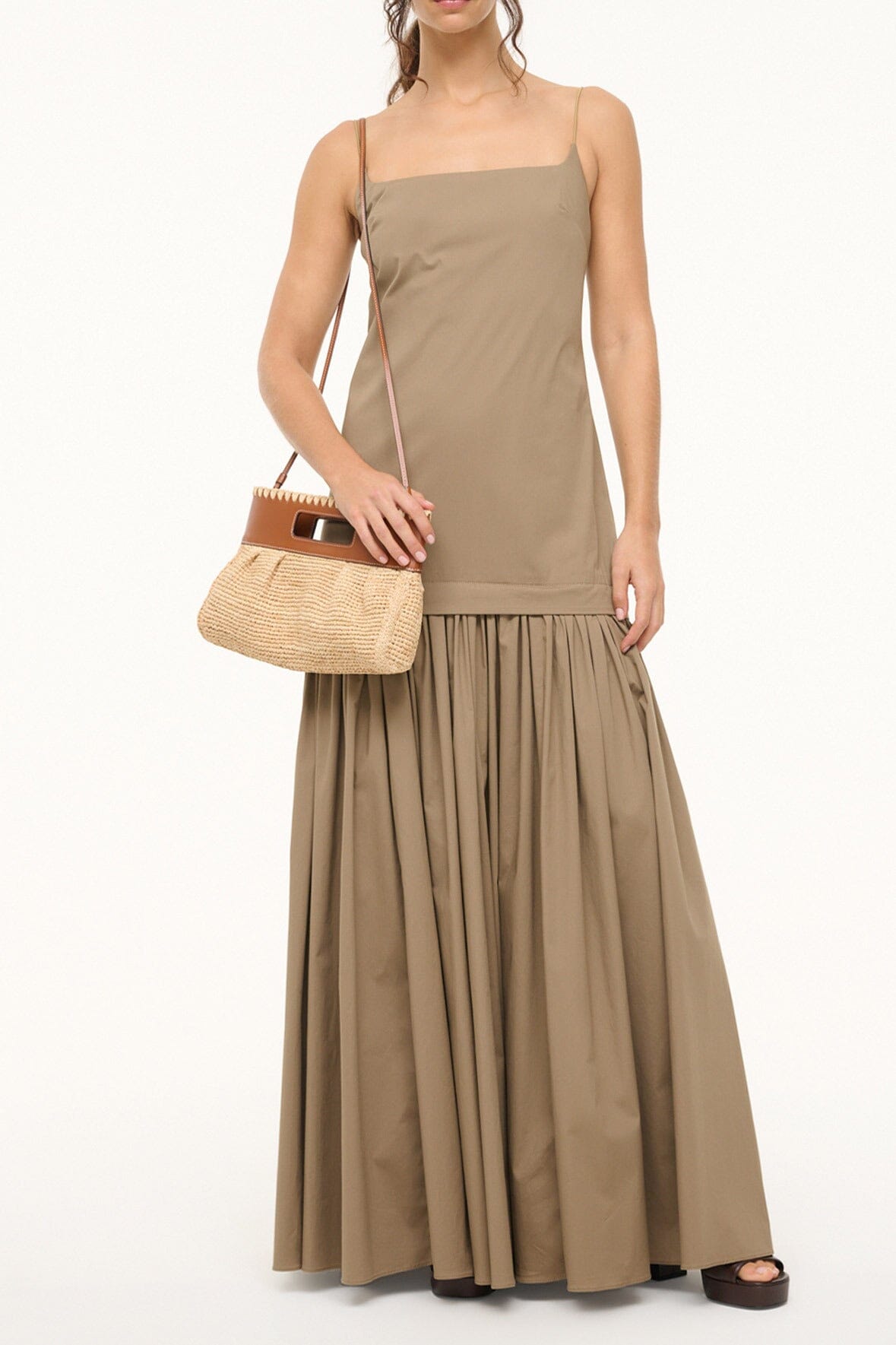 STAUD Handbags Lena Clutch Natural/Tan