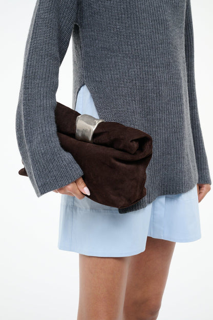 STAUD Handbags Cuff Clutch Espresso