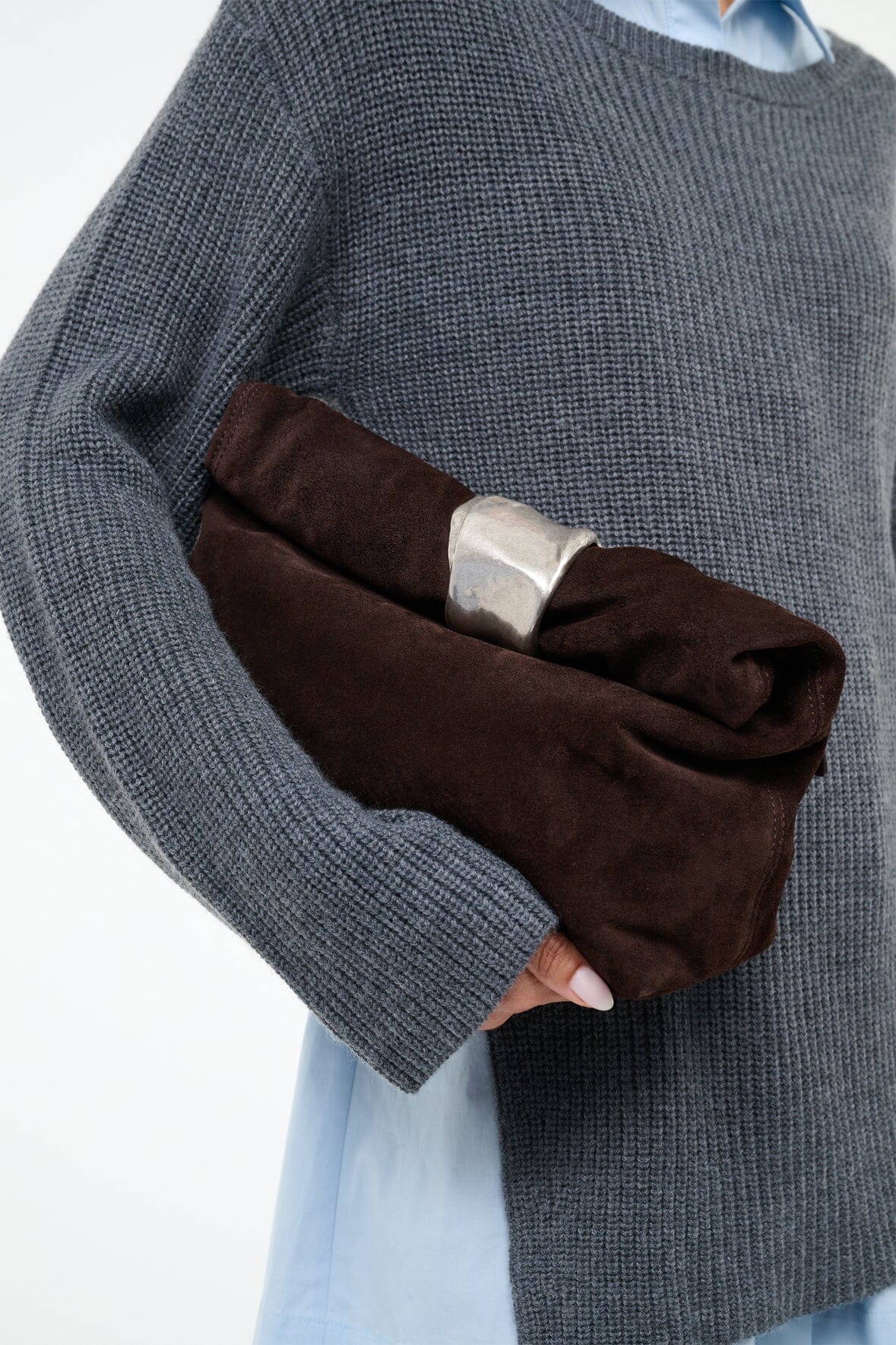 STAUD Handbags Cuff Clutch Espresso