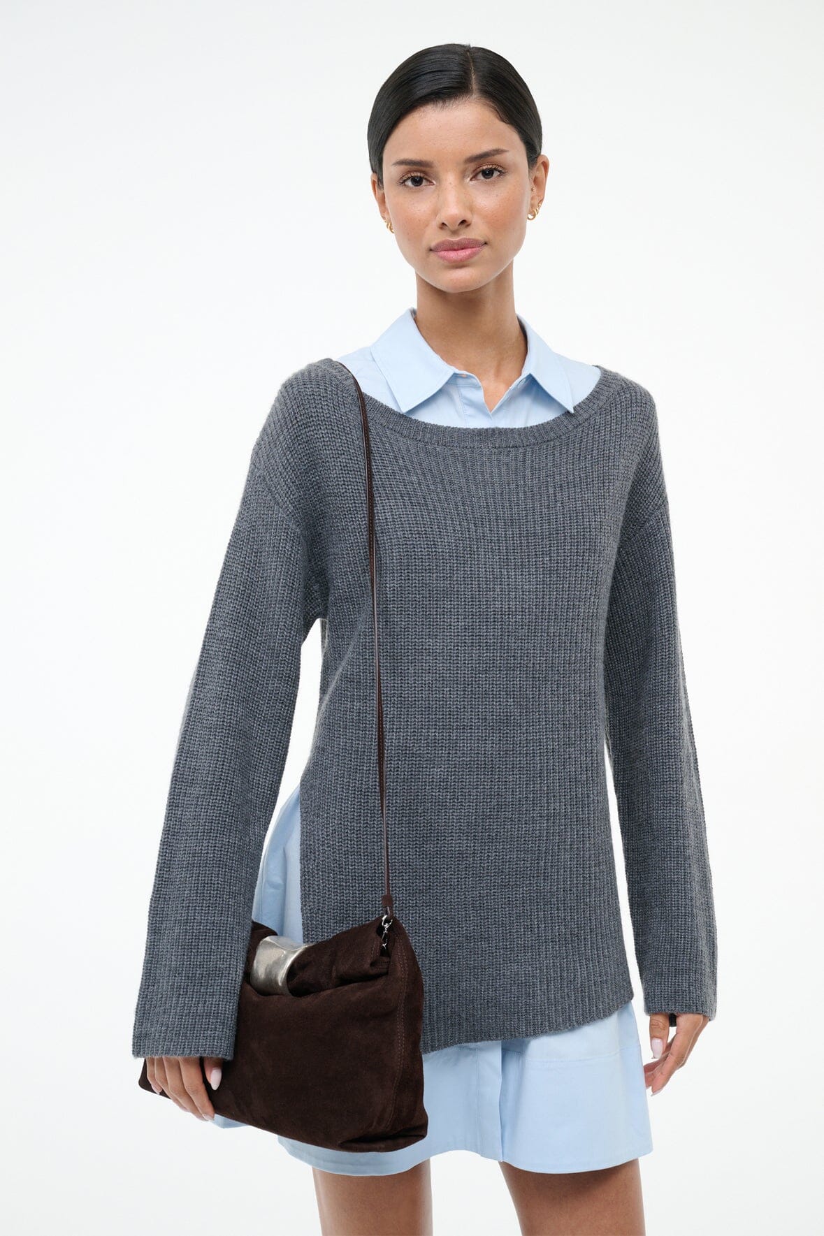 STAUD Handbags Cuff Clutch Espresso