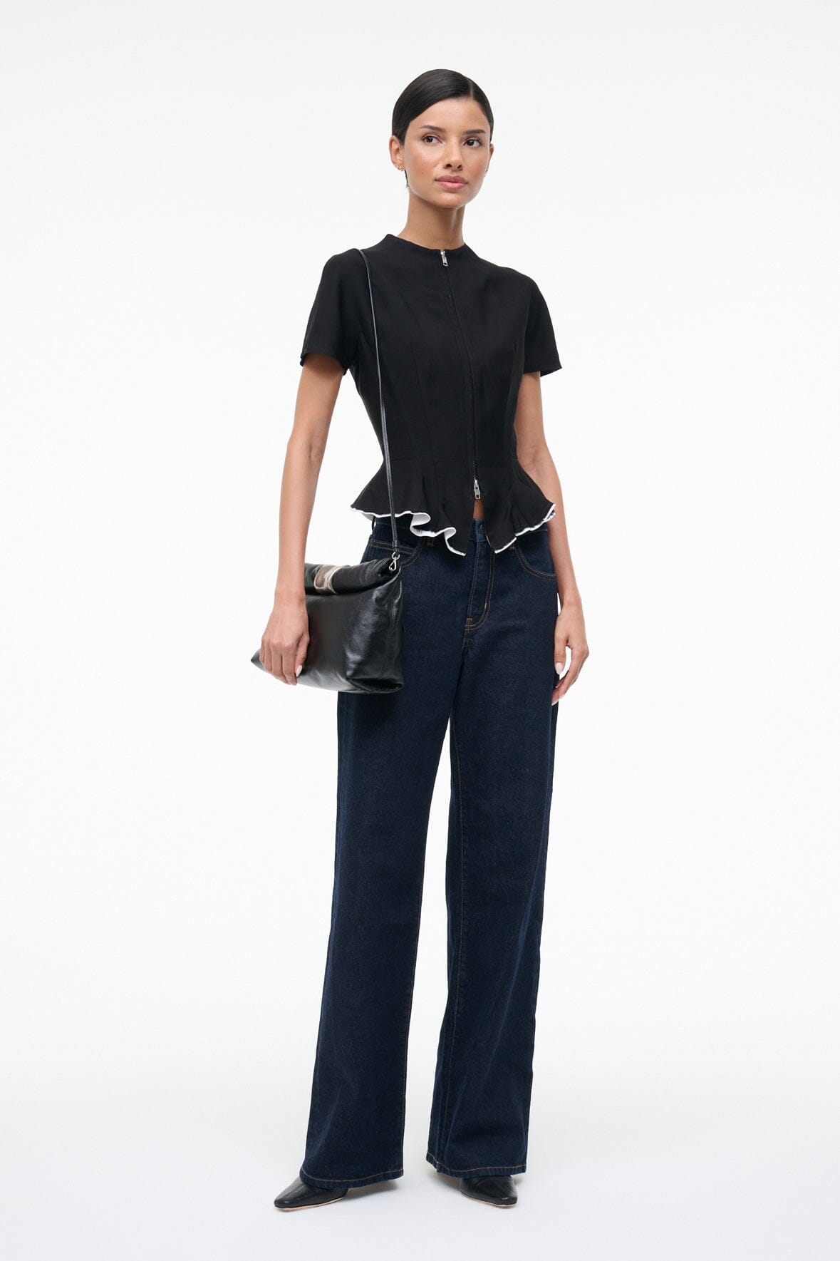 STAUD Handbags Cuff Clutch Black