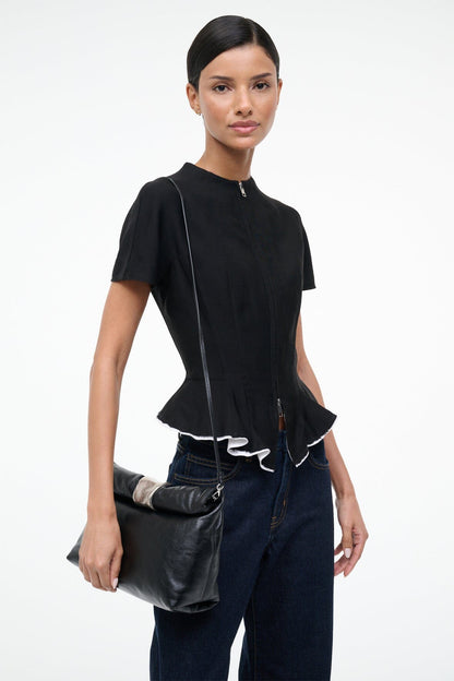 STAUD Handbags Cuff Clutch Black