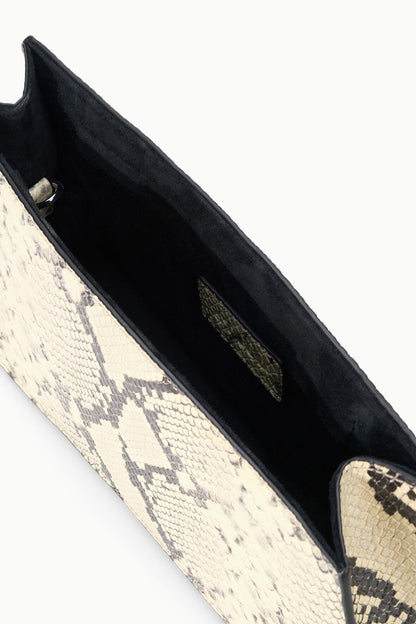 STAUD Handbags Coco Shoulder Bag White Snake