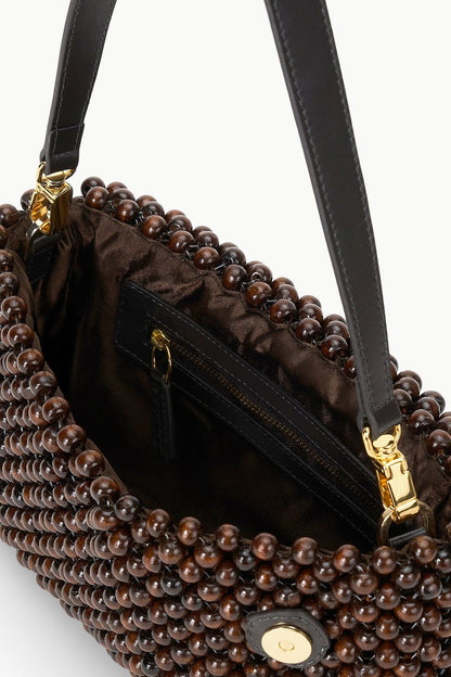 STAUD Handbags Timmy Shoulder Bag Dark Brown
