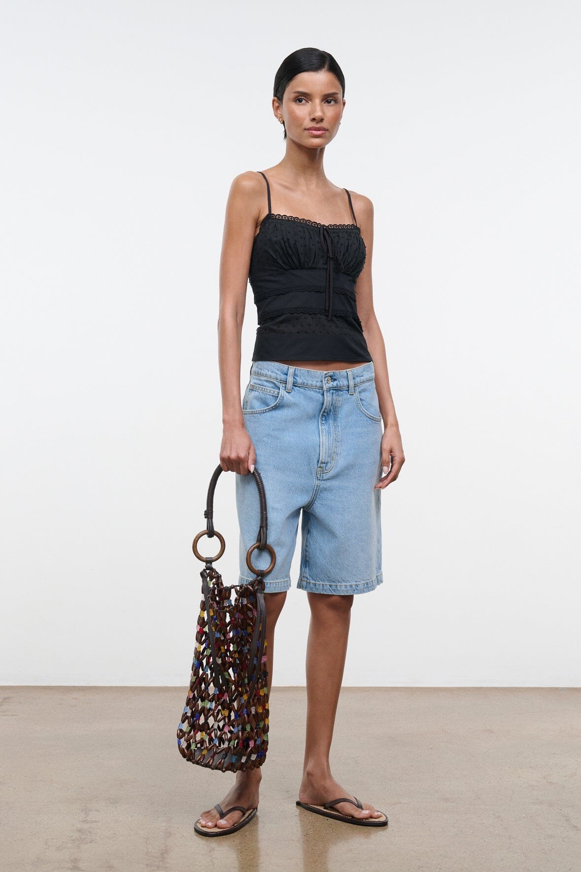 STAUD Handbags Del Mar Bucket Bag Sea Glass Multi