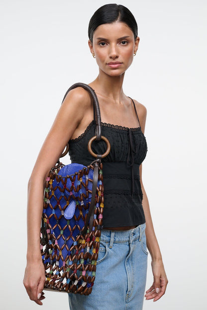STAUD Handbags Del Mar Bucket Bag Sea Glass Multi
