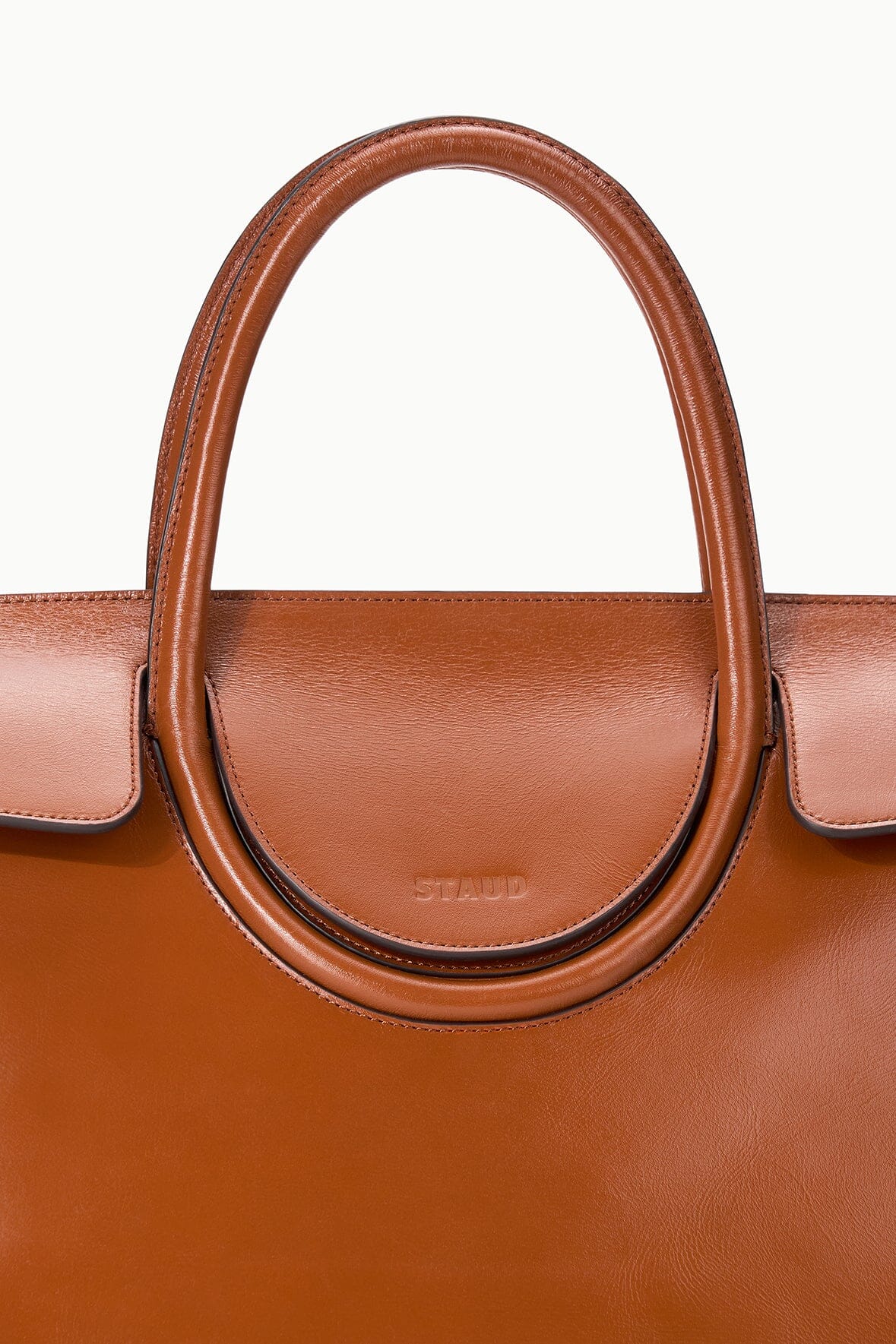 STAUD Handbags Maude Carryall Tabac