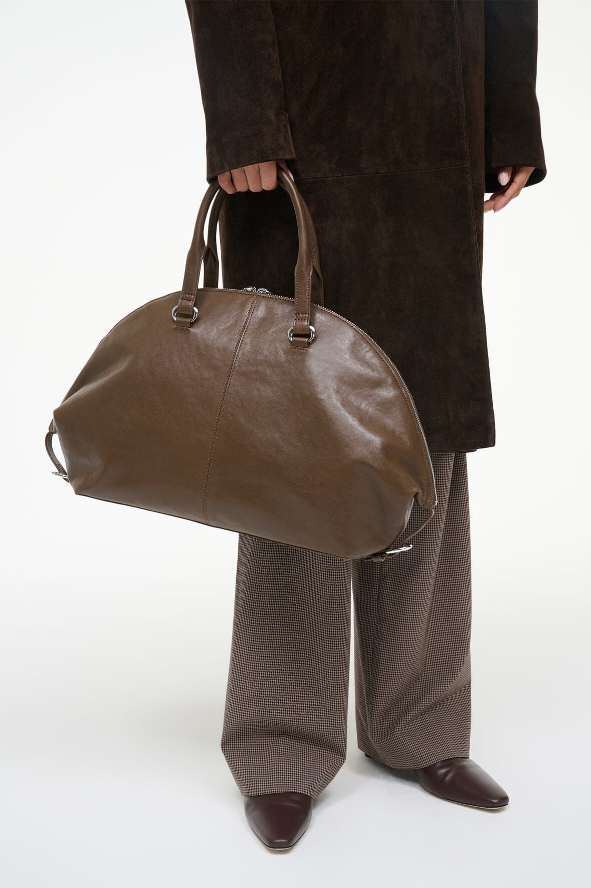 STAUD Handbags Hester Satchel Truffle