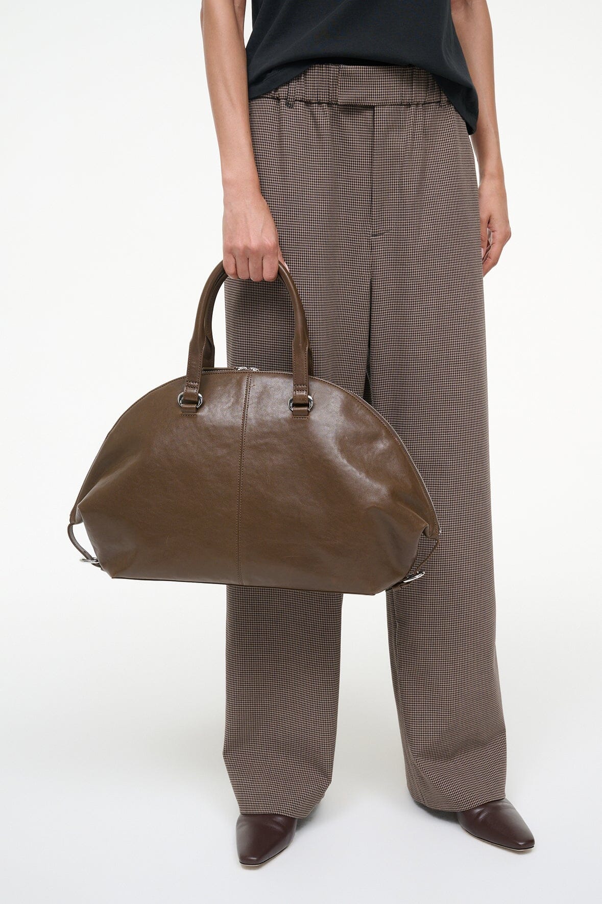 STAUD Handbags Hester Satchel Truffle
