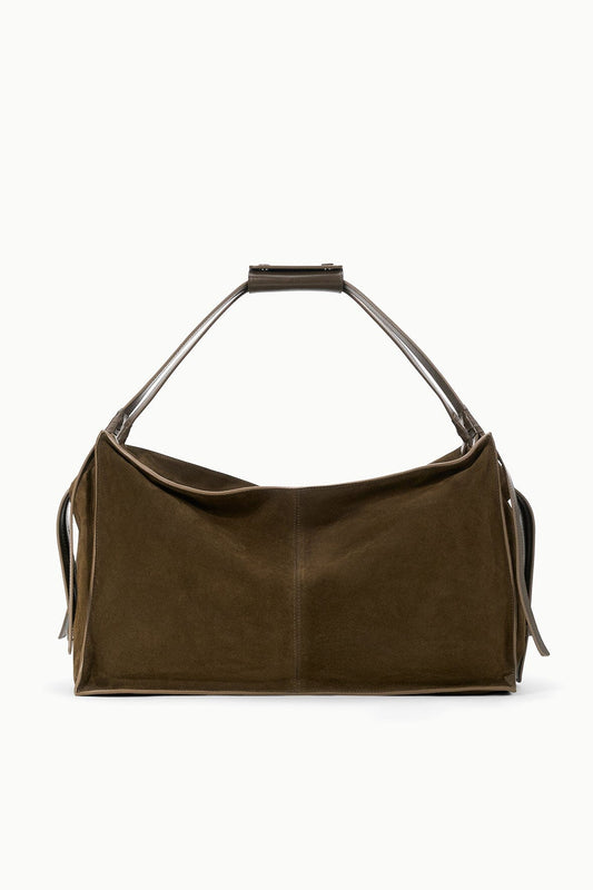 STAUD Handbags Large Harold Bag Truffle Suede