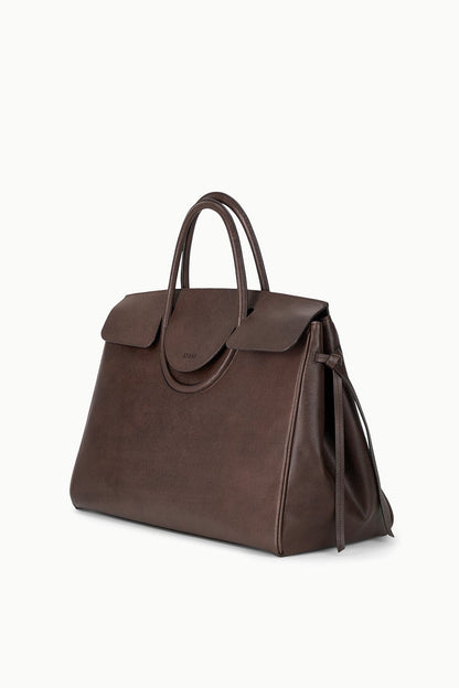 STAUD Handbags Large Maude Carryall Espresso