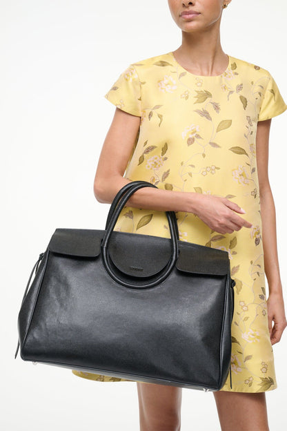 STAUD Handbags Large Maude Carryall Black