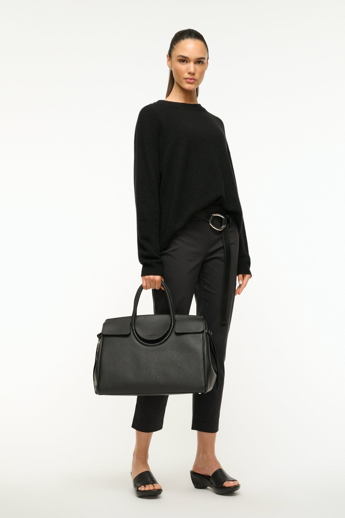 STAUD Handbags Maude Carryall Black