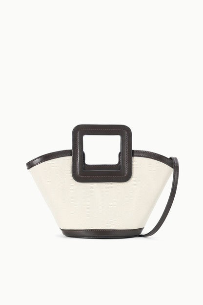 STAUD Handbags Shirley Mini Bucket Natural Espresso