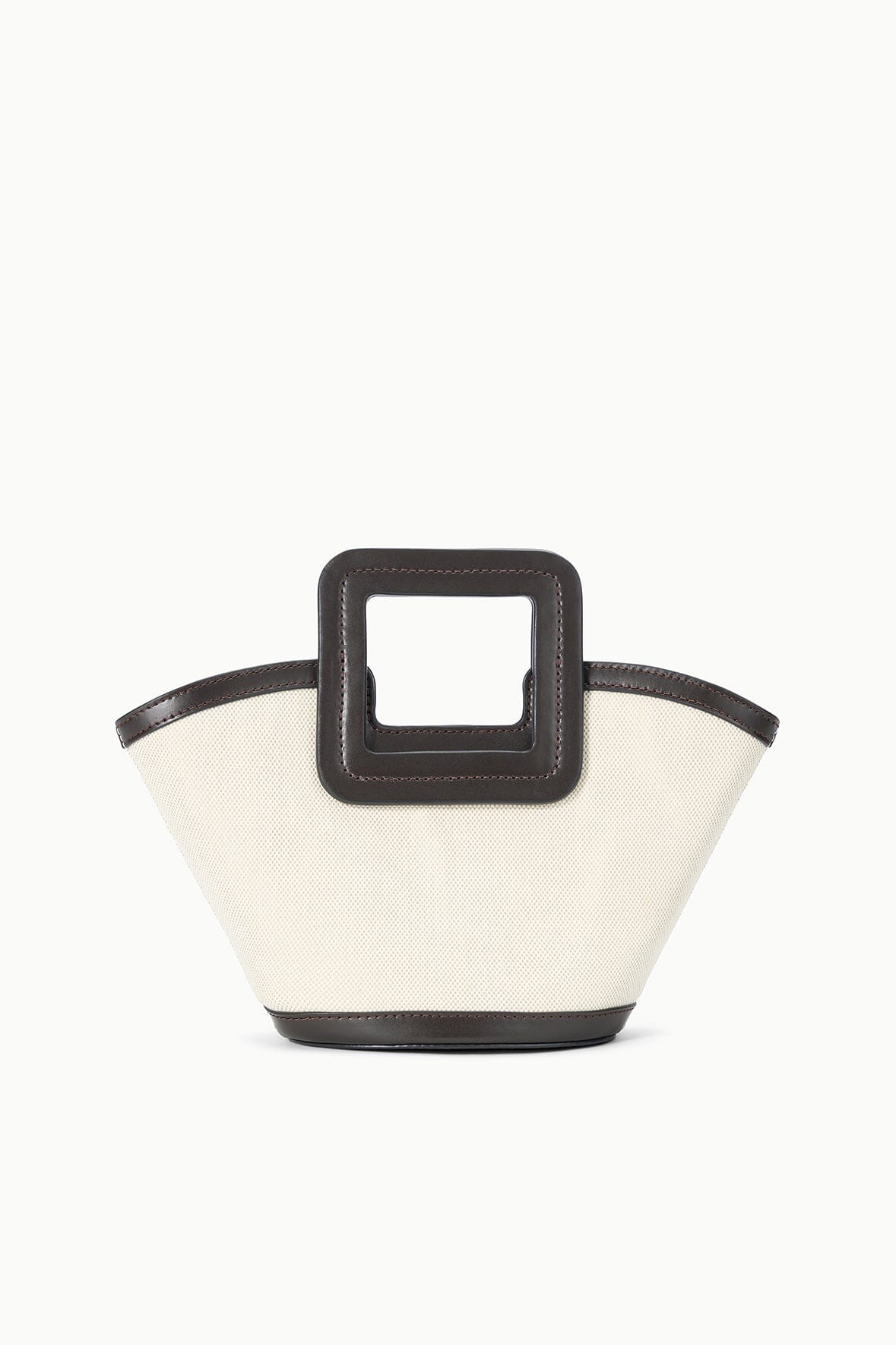 STAUD Handbags Shirley Mini Bucket Natural Espresso