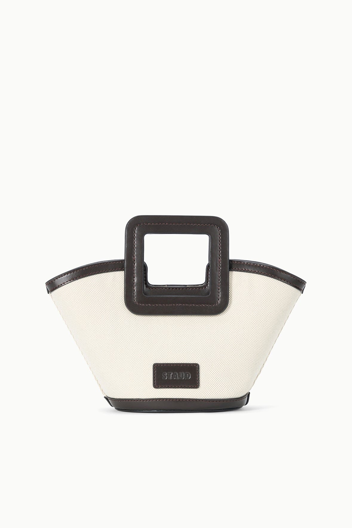 STAUD Handbags Shirley Mini Bucket Natural Espresso