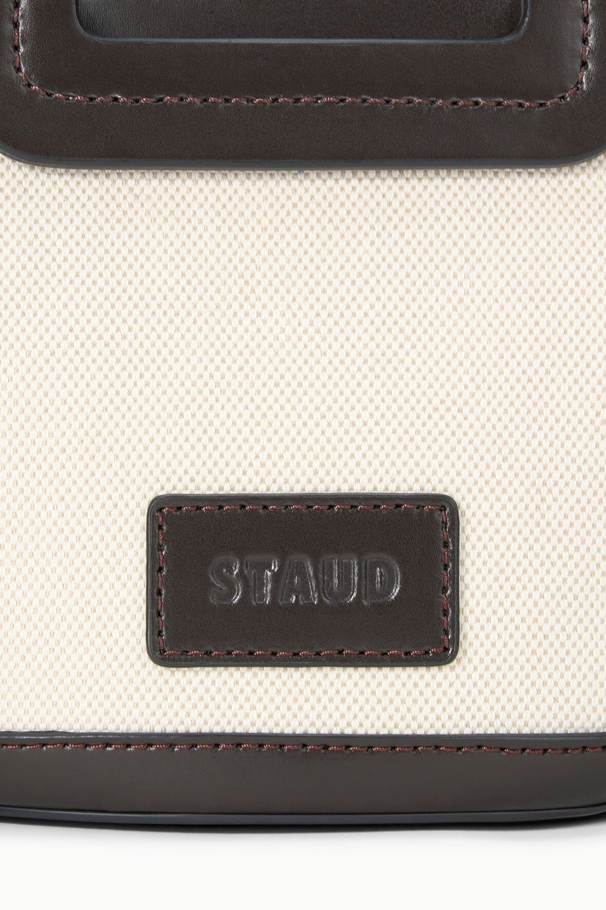 STAUD Handbags Shirley Mini Bucket Natural Espresso