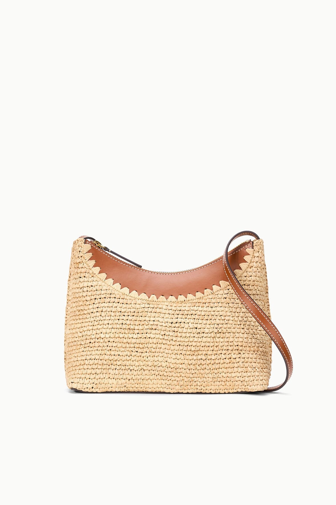 STAUD Handbags Rowey Raffia Bag Natural Tan