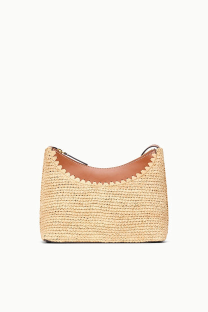 STAUD Handbags Rowey Raffia Bag Natural Tan