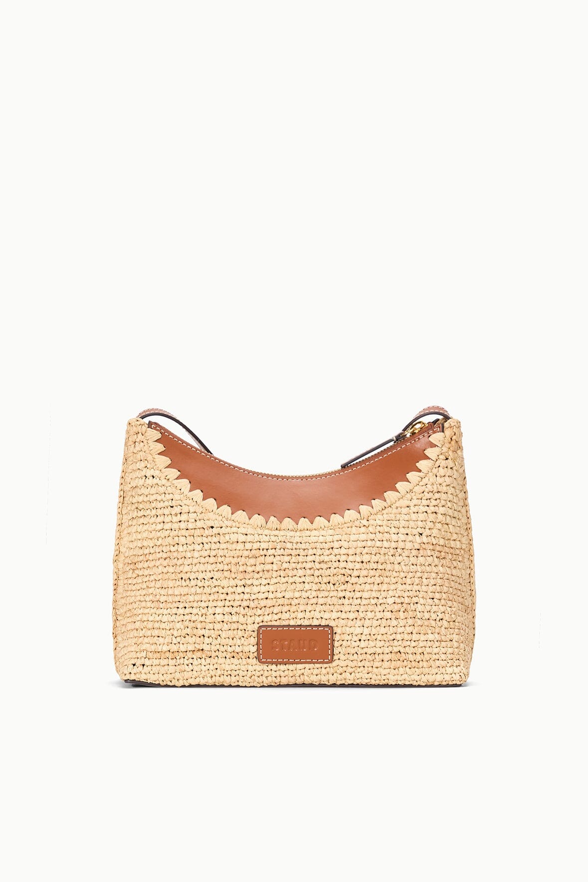 STAUD Handbags Rowey Raffia Bag Natural Tan