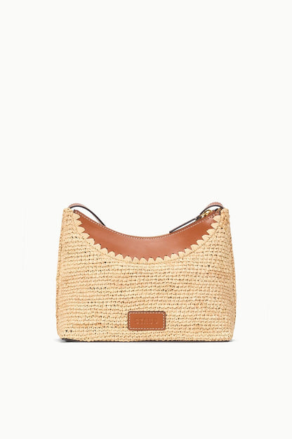 STAUD Handbags Rowey Raffia Bag Natural Tan
