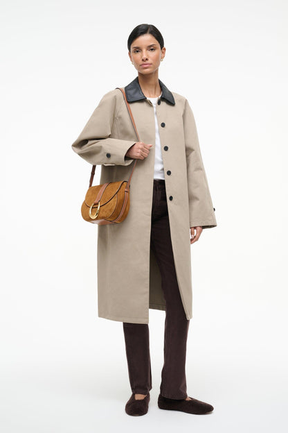 STAUD Handbags Bella Saddle Bag Tan