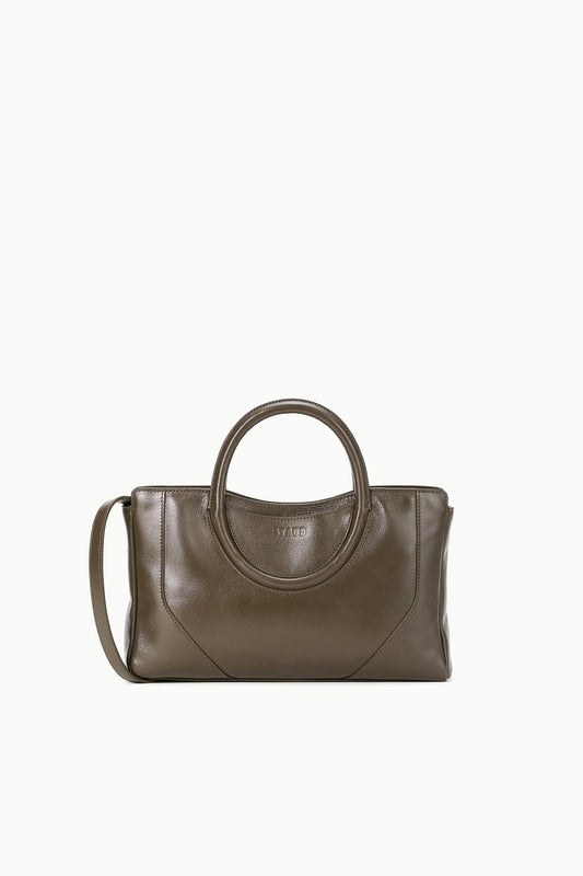 STAUD Handbags Maude Mini Satchel Bag Truffle