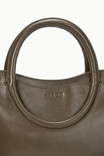 STAUD Handbags Maude Mini Satchel Bag Truffle