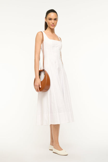 STAUD Handbags Mini Moon Bag - Tan
