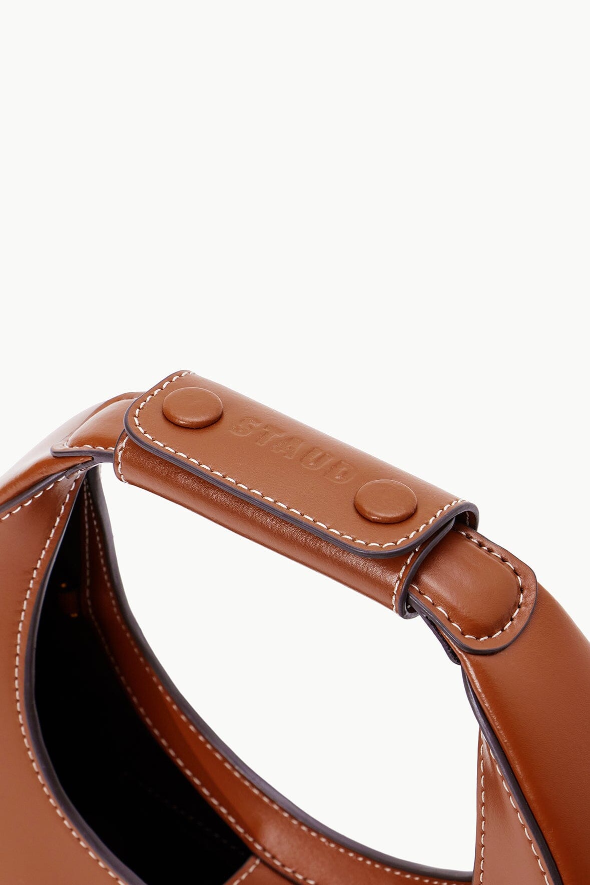 STAUD Handbags Mini Moon Bag - Tan