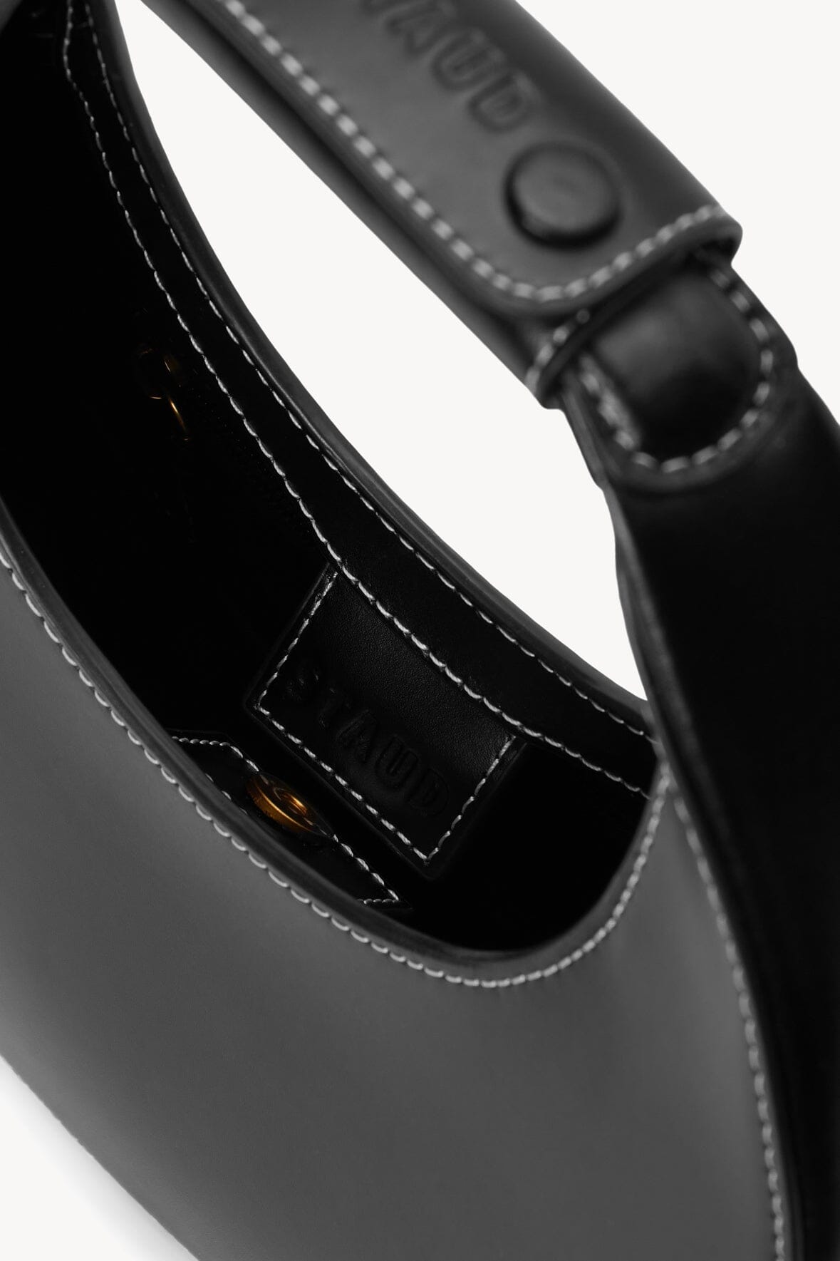 STAUD Handbags Mini Moon Bag - Black