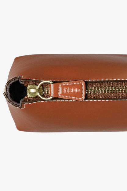STAUD Handbags Mini Shirley Leather Bag - Saddle
