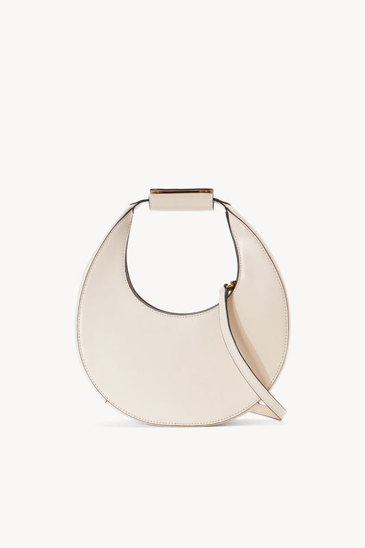 STAUD Handbags Mini Moon Bag - Cream
