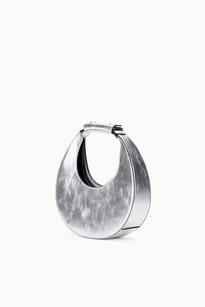 STAUD Handbags Good Night Moon Bag Silver