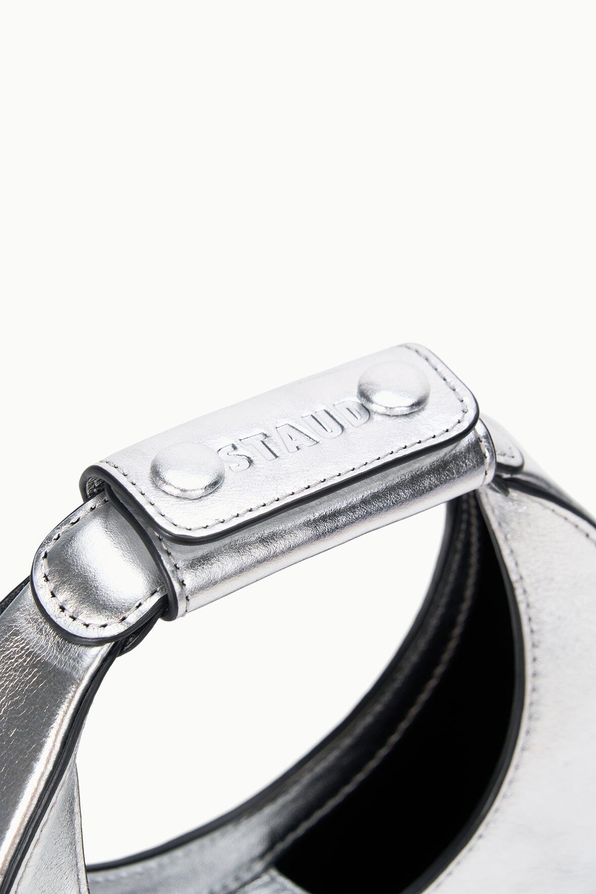 STAUD Handbags Good Night Moon Bag Silver