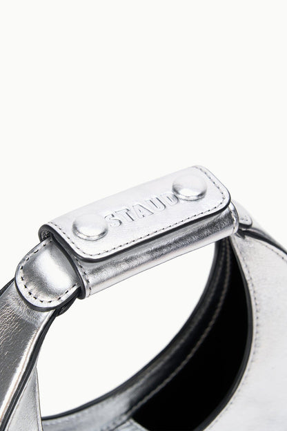 STAUD Handbags Good Night Moon Bag Silver