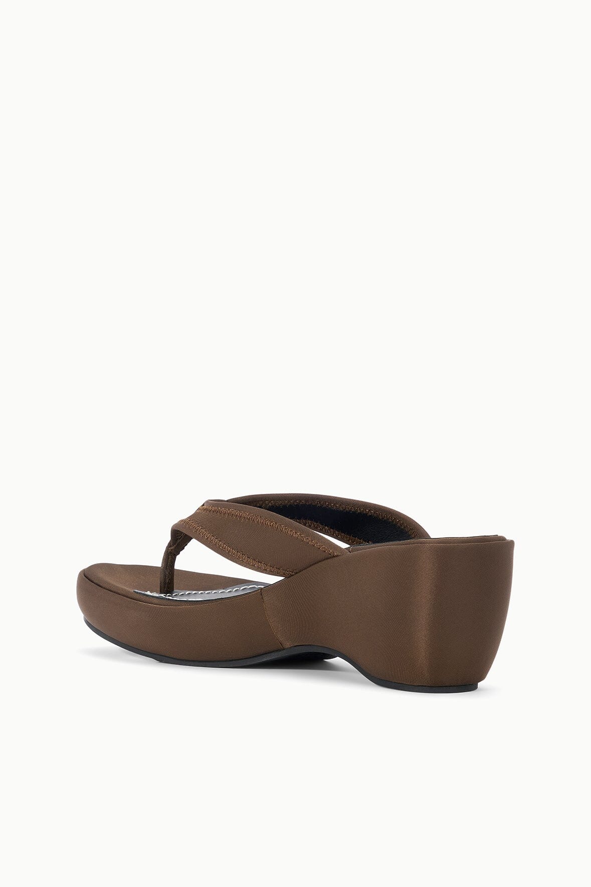 STAUD Shoes Remy Espresso Brown Platform Wedge Sandal - Staud