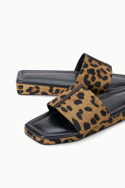 STAUD Shoes Fallon Cheetah Haircalf Platform Sandals - Staud