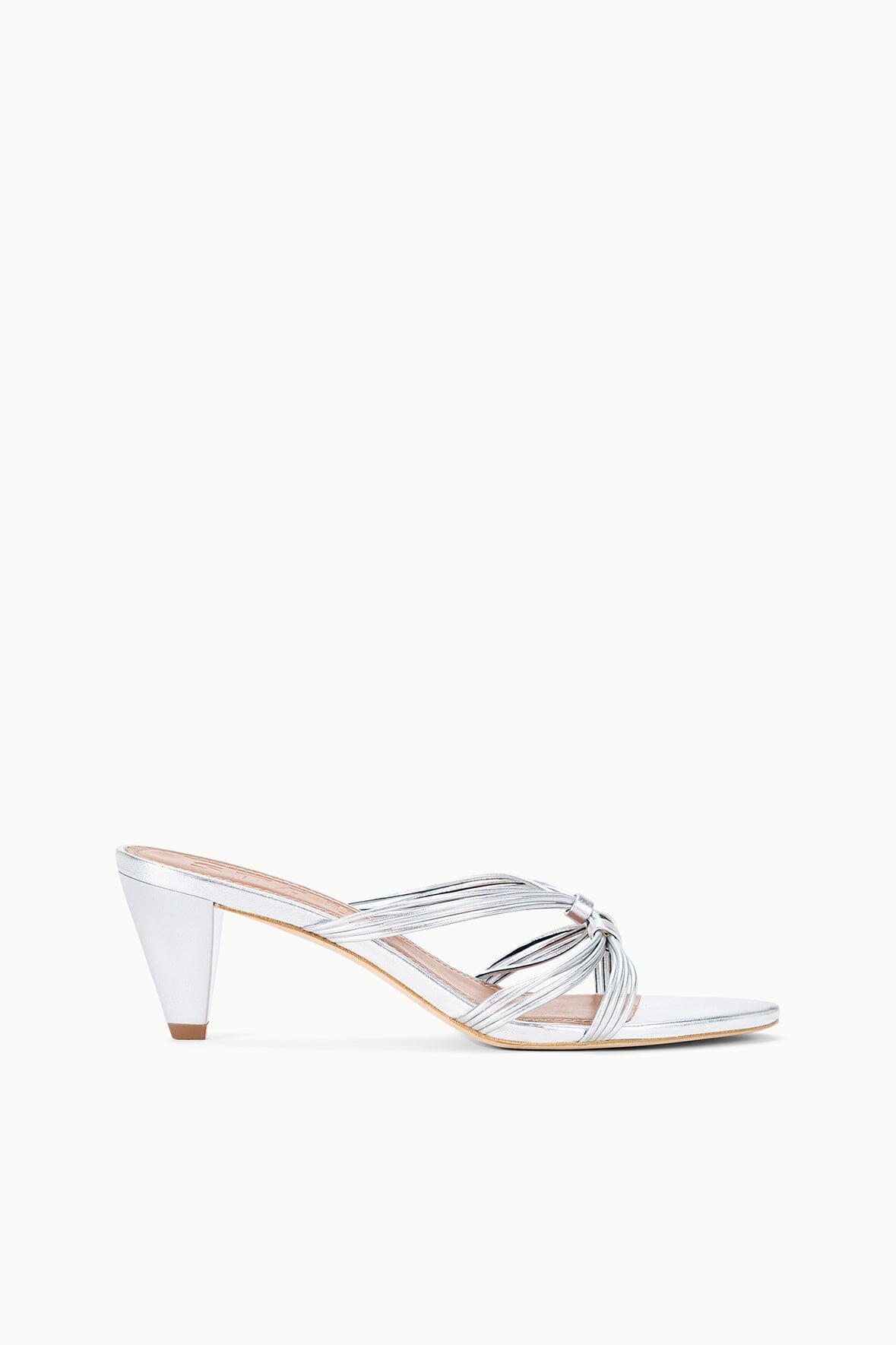 STAUD Shoes Carrie Mule Silver