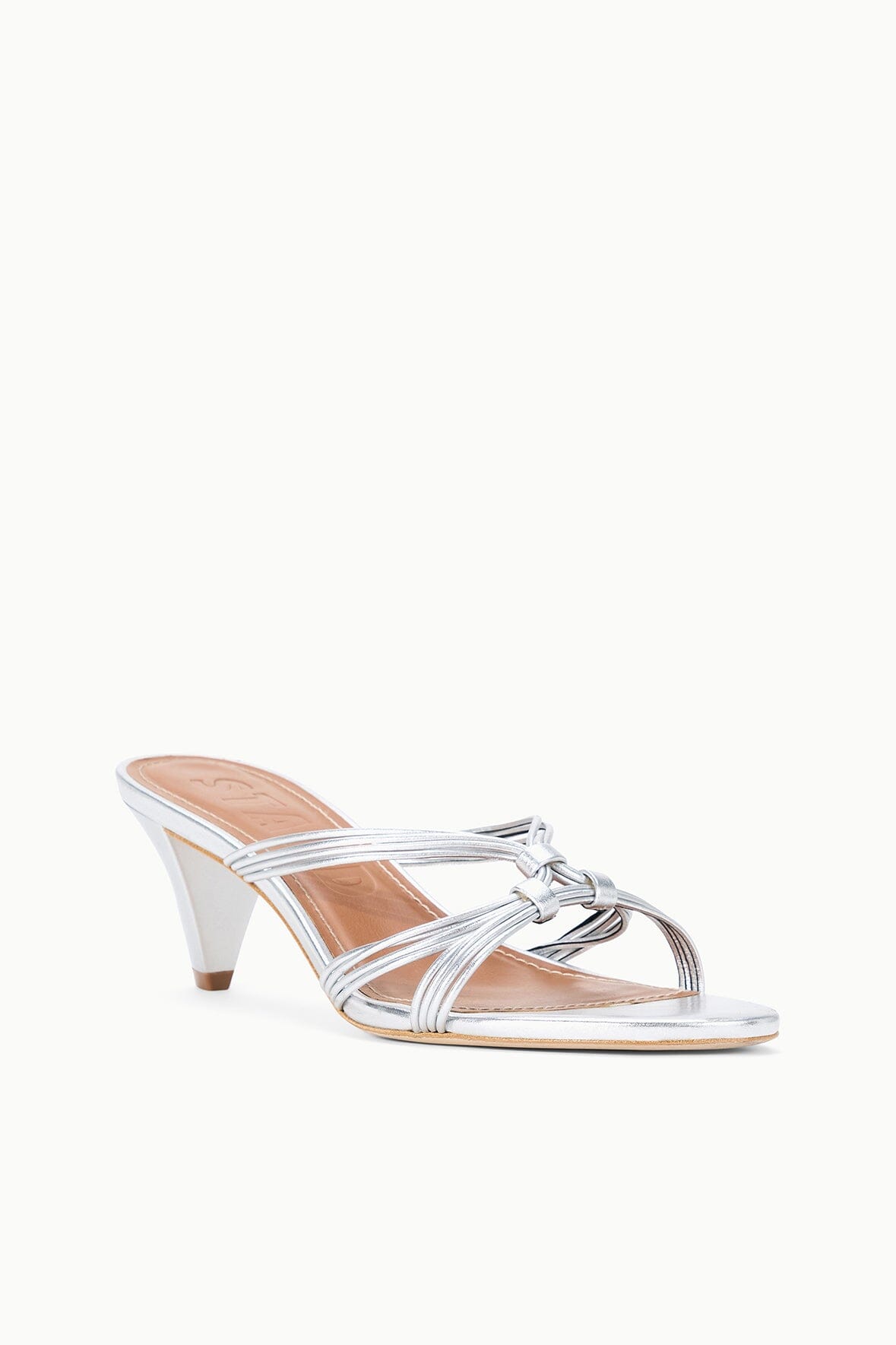 STAUD Shoes Carrie Mule Silver