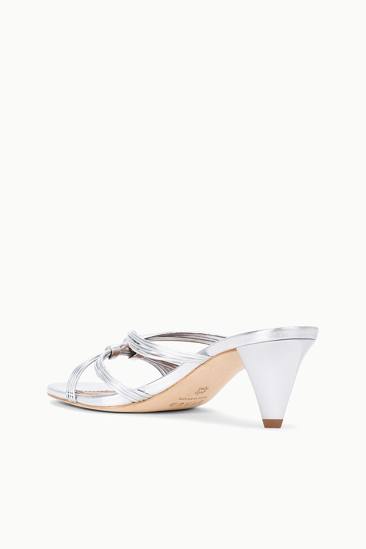 STAUD Shoes Carrie Mule Silver