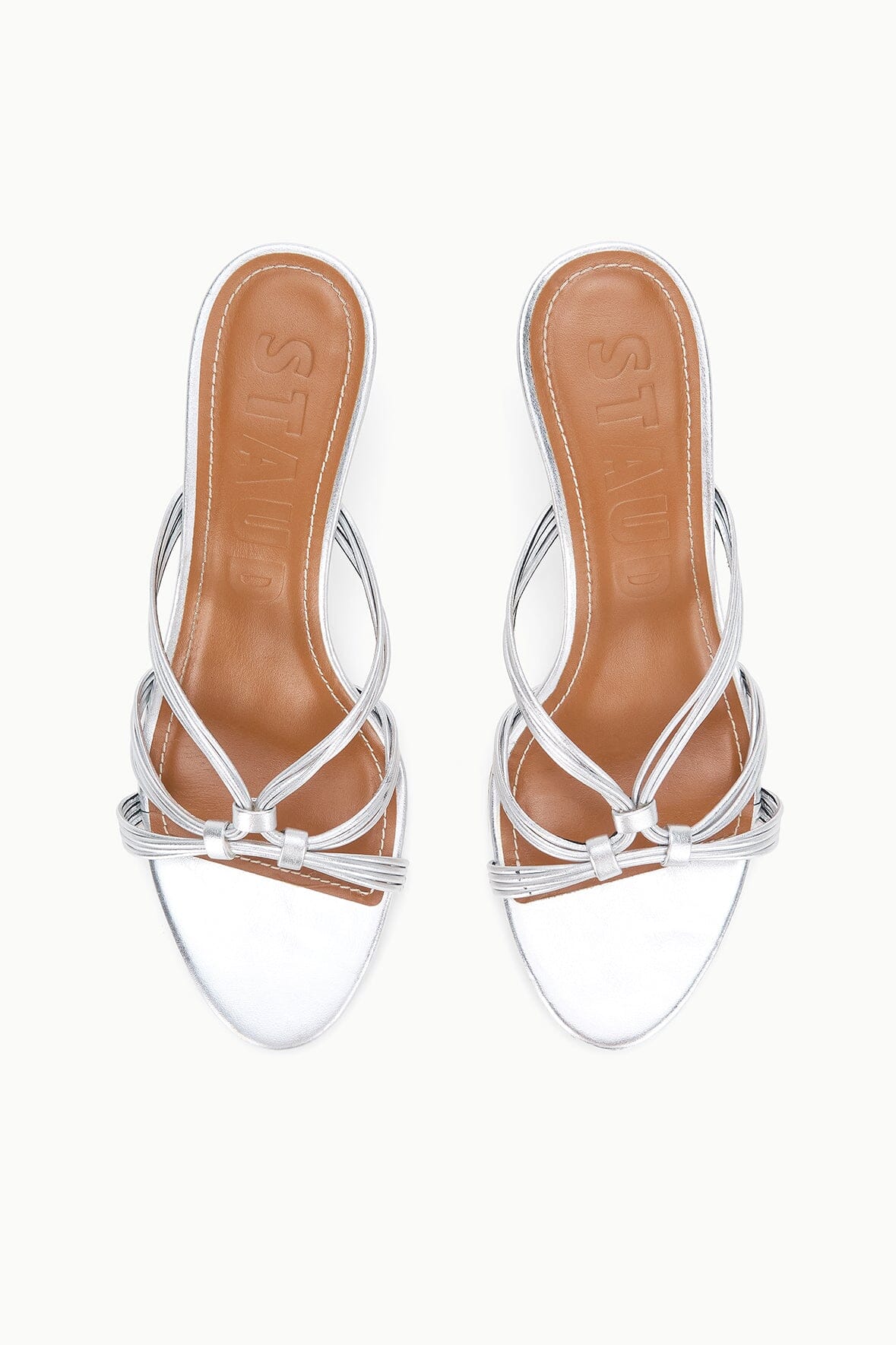 STAUD Shoes Carrie Mule Silver