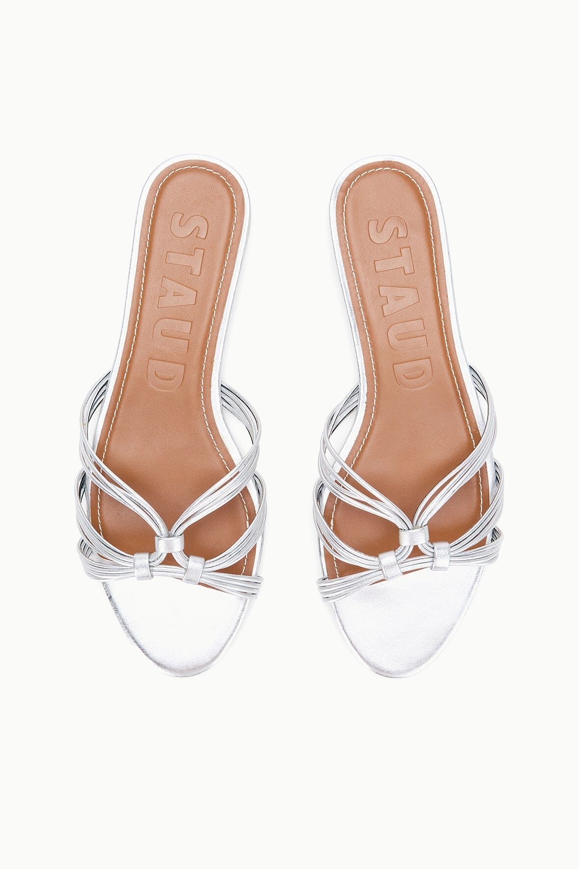 STAUD Shoes Carrie Sandal Silver