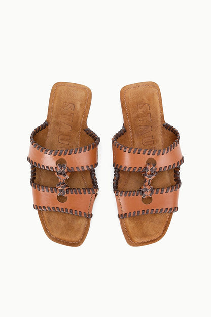 STAUD Shoes Mara Sandal Tabac