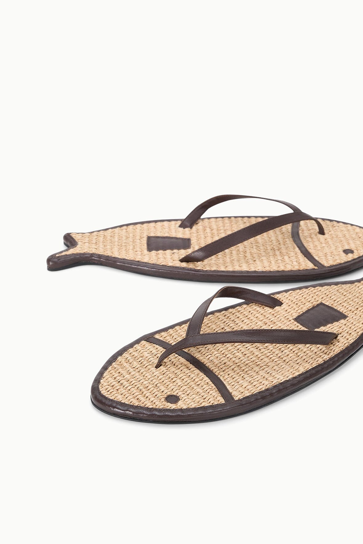 STAUD Shoes Fish Flop Natural