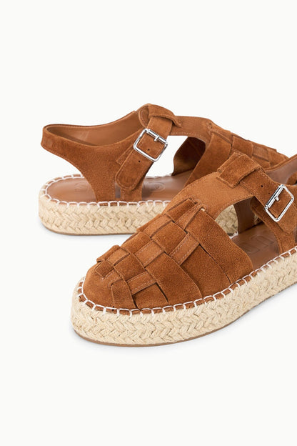 STAUD Shoes Hemingway Fisherman Sandal Tabac