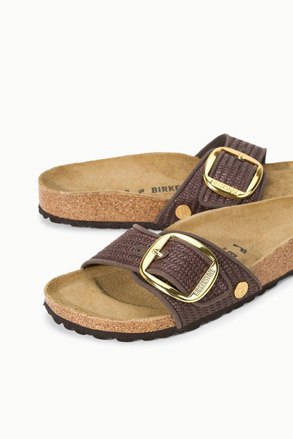 STAUD Shoes Birkenstock Madrid Big Buckle Raffia Carafe - Staud